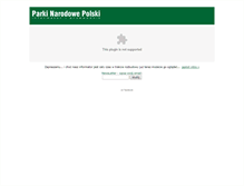 Tablet Screenshot of parki.pl