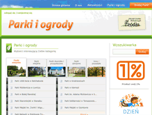 Tablet Screenshot of parki.org.pl
